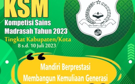 MTs Darussa’adah melaksanakan Kompetisi Sains Madrasah Tingkat Satuan Pendidikan Tahun 2023