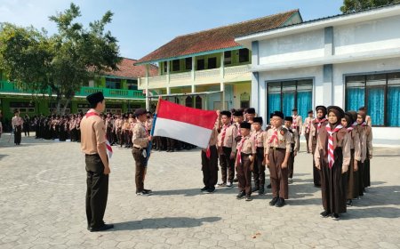 Ekstrakurikuler Pramuka Perdana Tahun Ajaran 2024/2025 MTs Darussa'adah