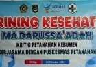 SKRINING KESEHATAN  MA DARUSSAADAH