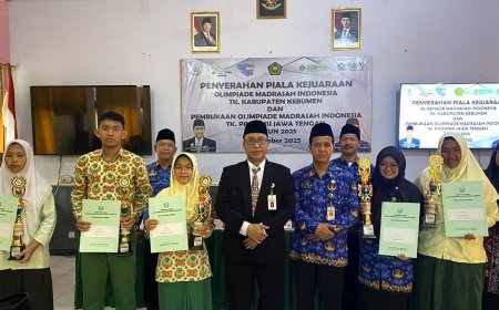 Siswa MA Darussa’adah Juarai Olimpiade Madrasah Indonesia (OMI)   Mapel Fisika Terintegrasi Tk. Kabupaten Kebumen