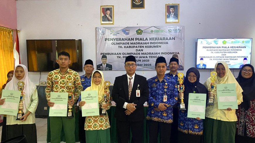 Siswa MA Darussa’adah Juarai Olimpiade Madrasah Indonesia (OMI)   Mapel Fisika Terintegrasi Tk. Kabupaten Kebumen
